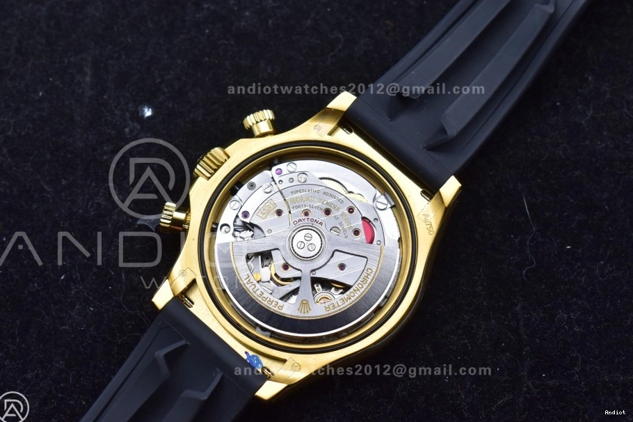 Dial SH4131 on Oysterflex 126518 Edition V6 Best (Weighted) White QF Strap 1:1 Daytona 0214